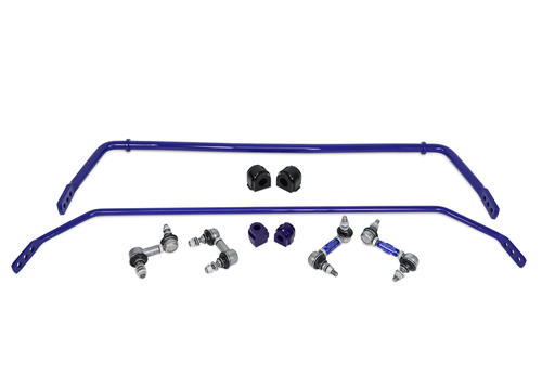 Go to 24mm and 16mm Front and Rear Adjustable Sway Bars And Link Kit to suit Mazda MX-5 ND