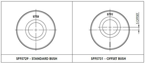 Go to Front Control Arm Lower Inner Rear Single Offset Bush Kit to suit Hyundai Santa Fe TM 2018-on