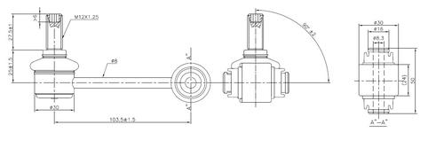 Go to Rear Sway Bar Link to suit Lexus GS, IS & IS C