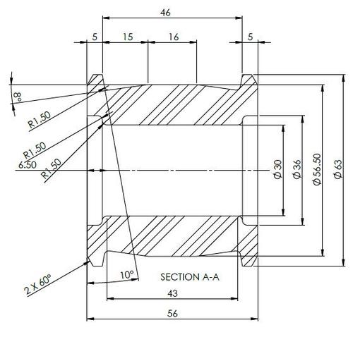 Go to Front Left Hand Side Upper Differential Mount Bush Kit to suit Ford Ranger PXI, PXII, PXIII & Mazda BT-50 UP, UR