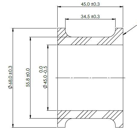 Go to Steering Rack & Pinion Mount Bush Kit to suit Honda Accord CL-CM 2003-2008 with 45mm OD Steering Rack