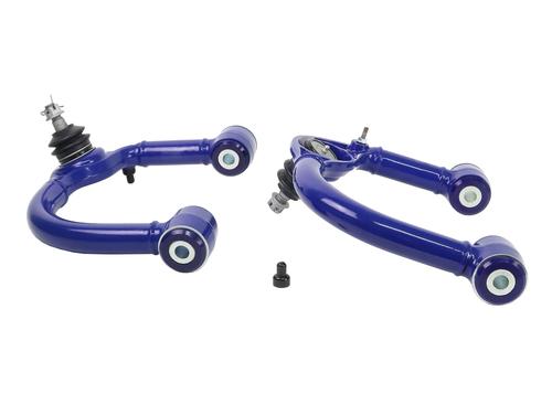 Front Upper Fixed Offset Control Arm Kit including Ball Joints to suit Toyota FJ Cruiser & Prado 120/150 Series