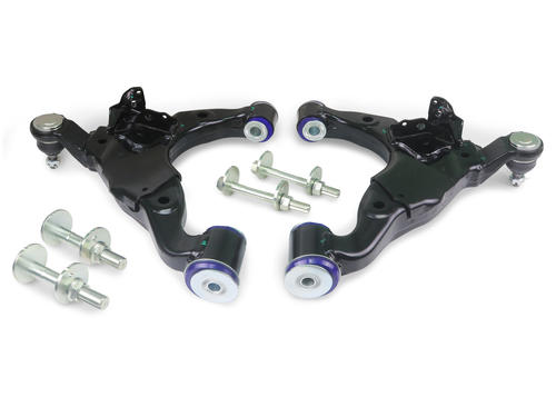 Go to Front Lower Offset Control Arm Kit including Ball Joints to suit Toyota Prado 150 Series 2010-on (KDSS vehicles)