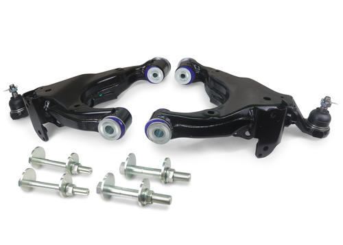 Go to Front Lower Offset Control Arm Kit including Ball Joints to suit Toyota Prado 150 Series 2010-on (KDSS vehicles)