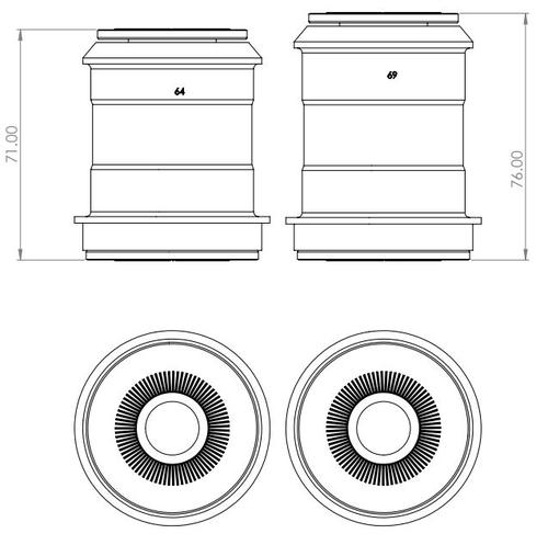 Go to Front Control Arm Lower Bush Kit to suit GWM Ute Cannon & Tank 300