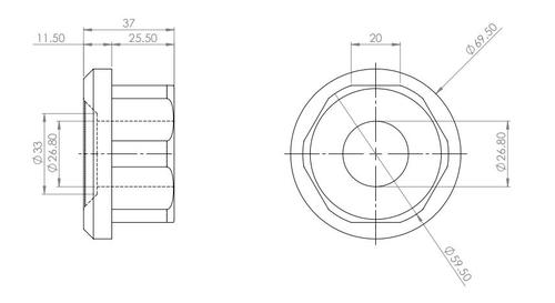 Go to Rear Subframe Mount Bush Kit - Front Position to suit BMW E36