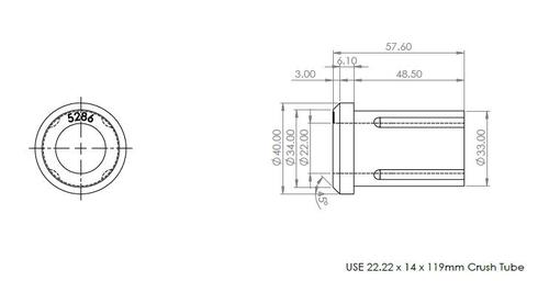 Go to Spring Rear Upper Shackle Bush Kit to suit Ford Transit - 2006-on