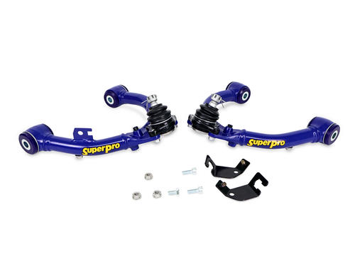 Front Fixed Offset Upper Control Arm Kit including Ball Joints to suit Mitsubishi Pajero 2000-2022 - NM, NP, NS, NT, NW, NX