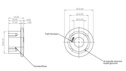 Go to Spring Rear Eye Bush Kit to suit Ford Transit - 2006-on