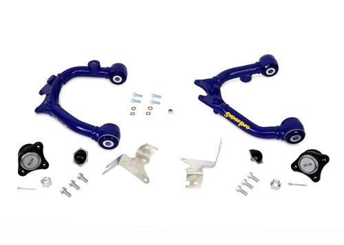 Go to Front Fixed Offset Upper Control Arm Kit including Ball Joints to suit Mitsubishi Triton ML, MN, MQ (KB4 Chassis) & Challenger PB