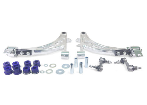 Go to Front Lower Alloy Control Arm Kit with Anti Lift Bushes excluding Ball Joints to suit Subaru Impreza 1992-2007