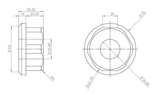 Go to Rear Subframe Mount Bush Kit - Rear Position to suit BMW E36