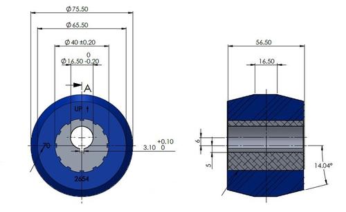 Go to Differential Support Bush Kit - Standard Option to suit Ford Falcon, Fairlane BA to BF Series I up to 04/06 & Territory SX