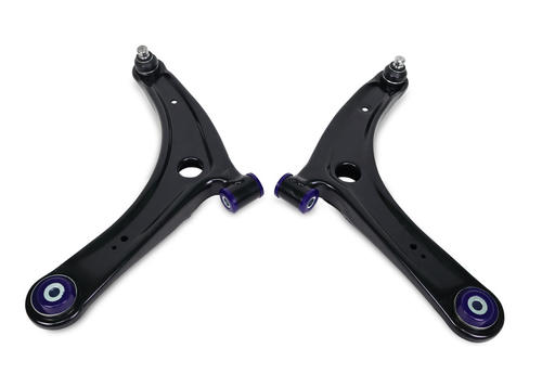 Go to Front Lower Performance Control Arm Assembly Kit with extra caster including Ball Joints to suit Mitsubishi Lancer 07-17