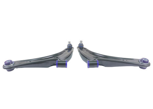 Front Lower Performance Control Arm Assembly Kit with extra caster including Ball Joints to suit Mitsubishi Lancer 07-17