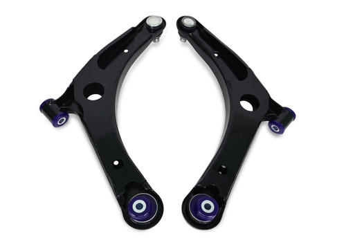 Go to Front Lower Performance Control Arm Assembly Kit with extra caster including Ball Joints to suit Mitsubishi Lancer 07-17