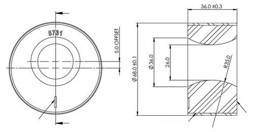 Go to Front Control Arm Lower Inner Rear Double Offset Bush Kit to suit Hyundai Santa Fe TM 2018-on