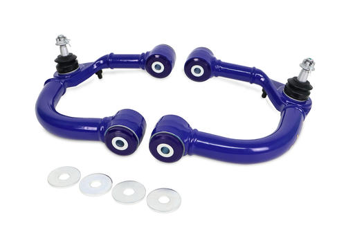 Go to Front Upper Heavy Duty Control Arm Kit - Fixed Offset including Ball Joints to suit Toyota Hilux 2005-on (does not suit Hilux Rogue Widebody)