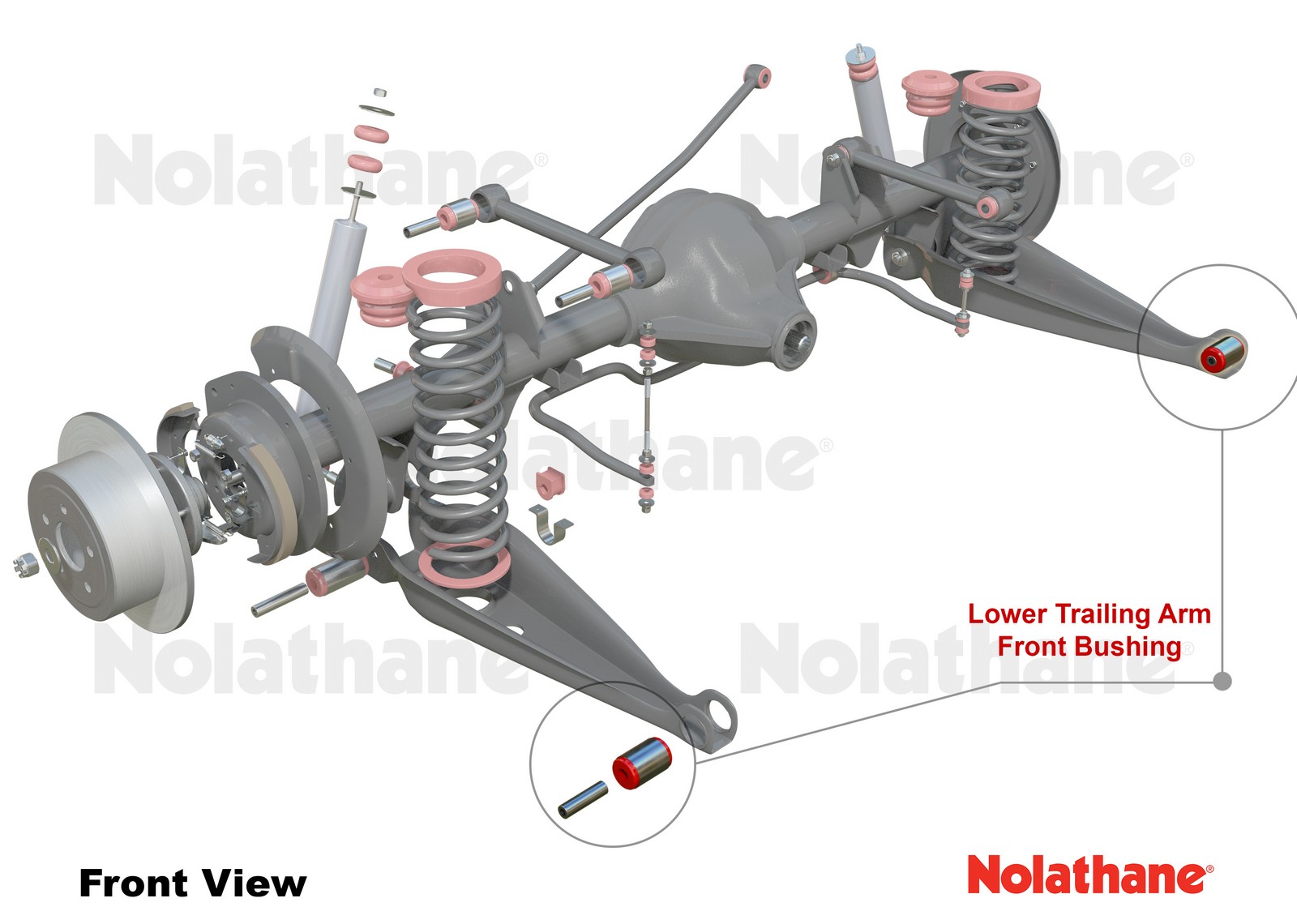 Rear Trailing Arm Lower - Front Bushing Kit to Suit Holden Commodore VB-VS and HSV