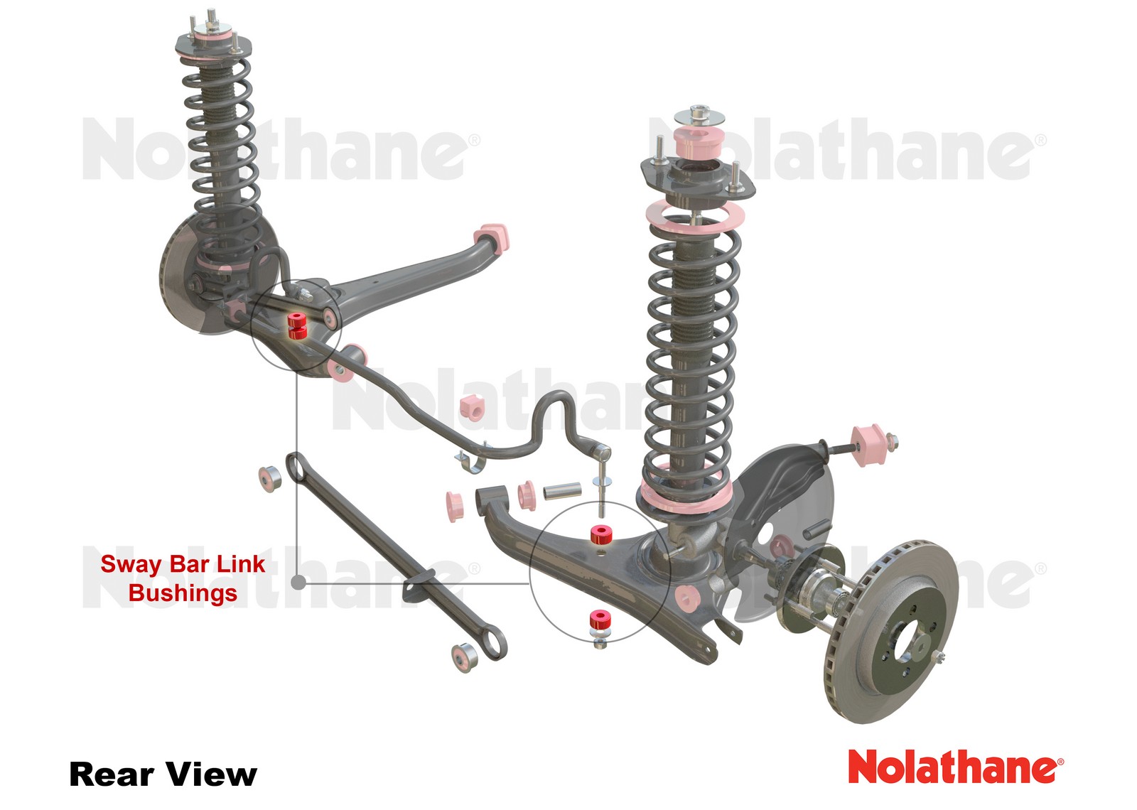 Sway Bar Link - Bushing Kit to Suit BMW 1502-2002