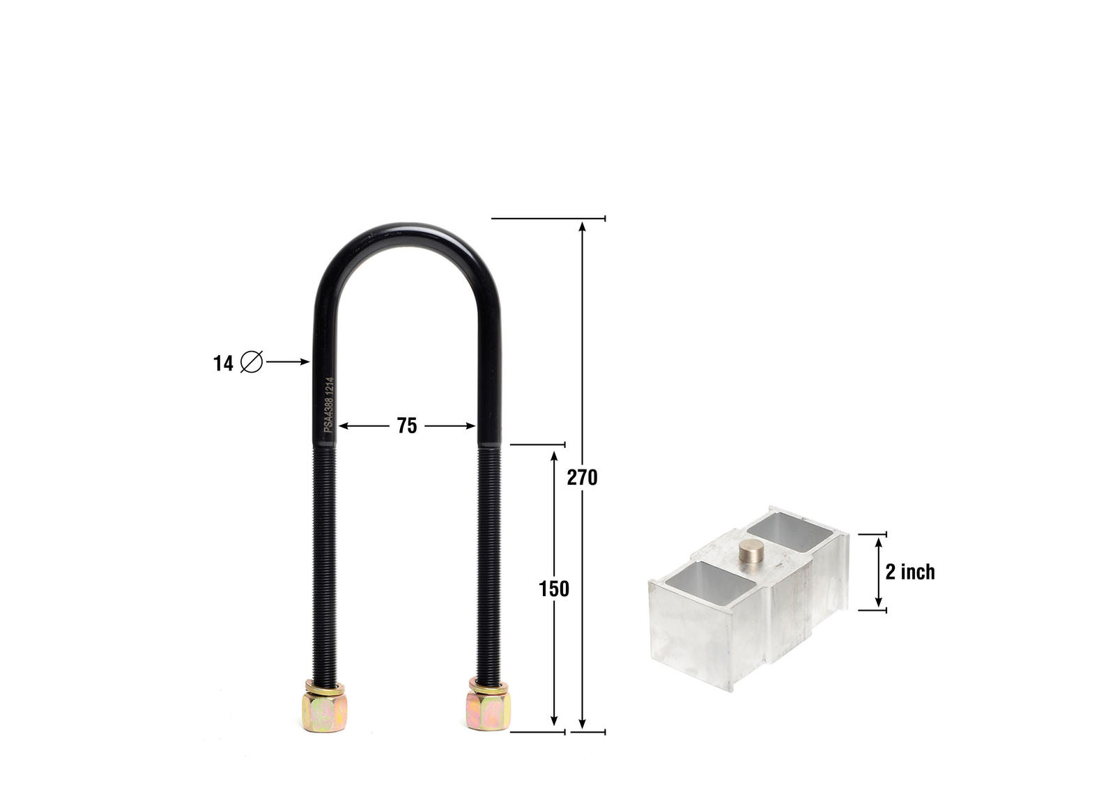 Rear Lowering Block - Kit 2