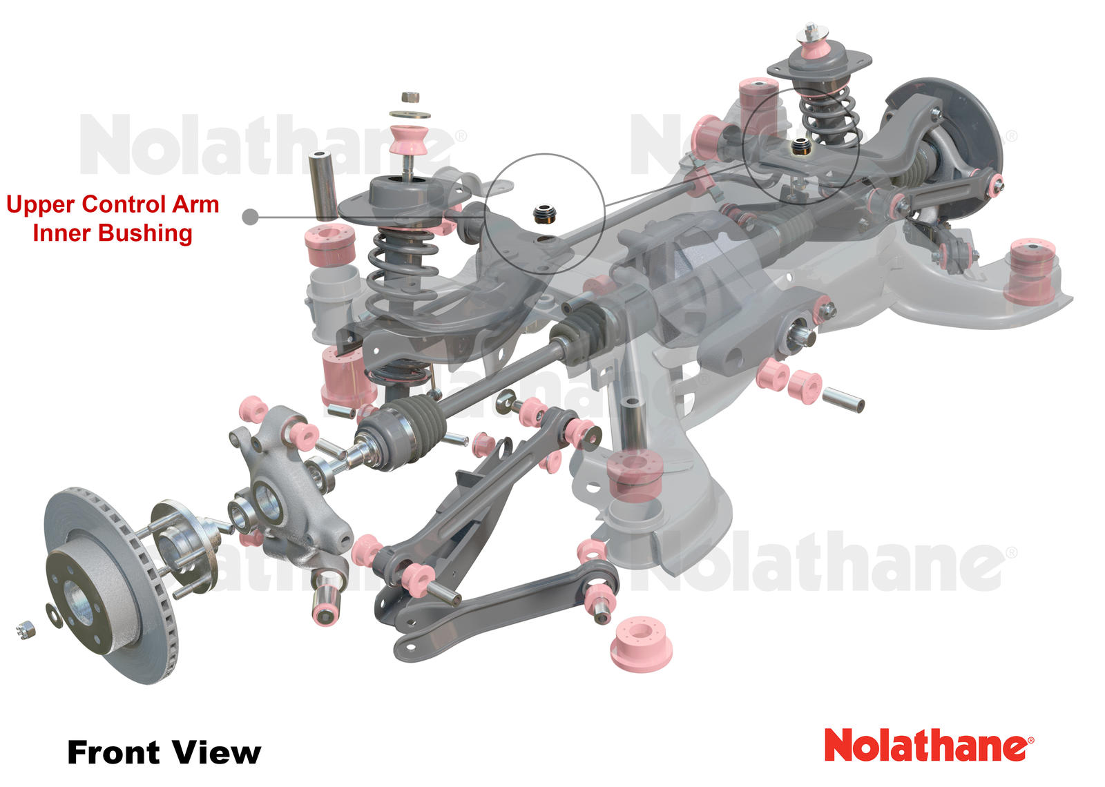 Rear Control Arm Upper - Inner Bearing Kit to Suit Holden Commodore VE, VF and HSV