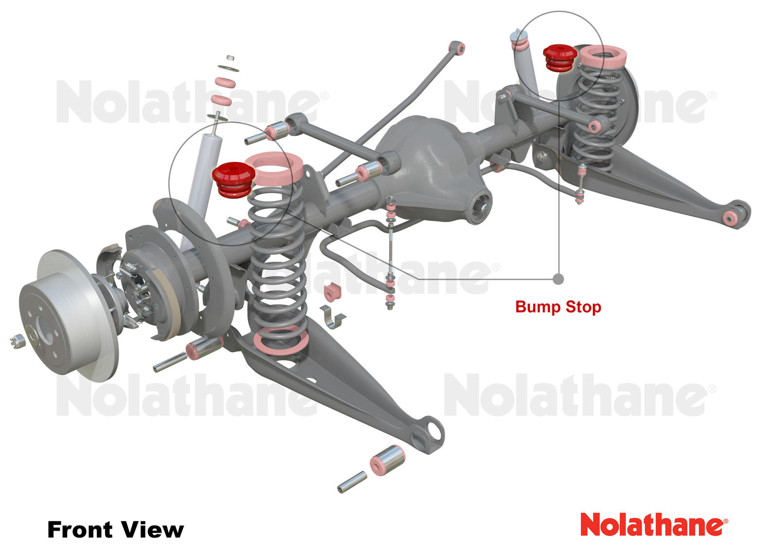 Rear Bump Stop - Bushing Kit to Suit Holden Commodore VN-VS and HSV Ute