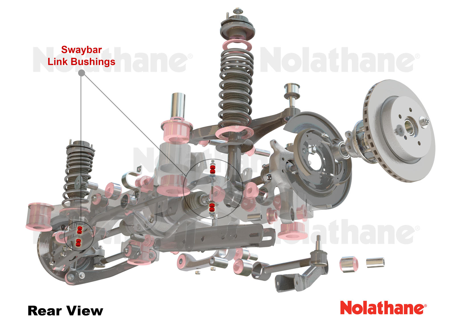Sway Bar Link - Bushing Kit to Suit Subaru Forester, Impreza and Liberty