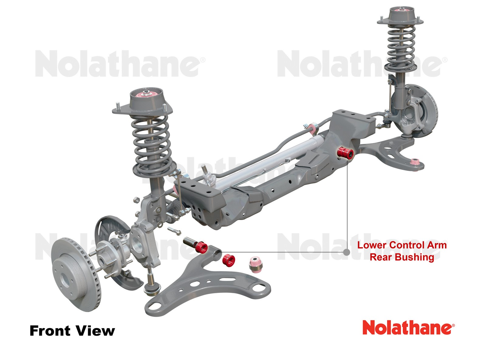 Front Lower Control Arm - Inner Rear Bushing Kit to Suit Subaru BRZ and Toyota 86