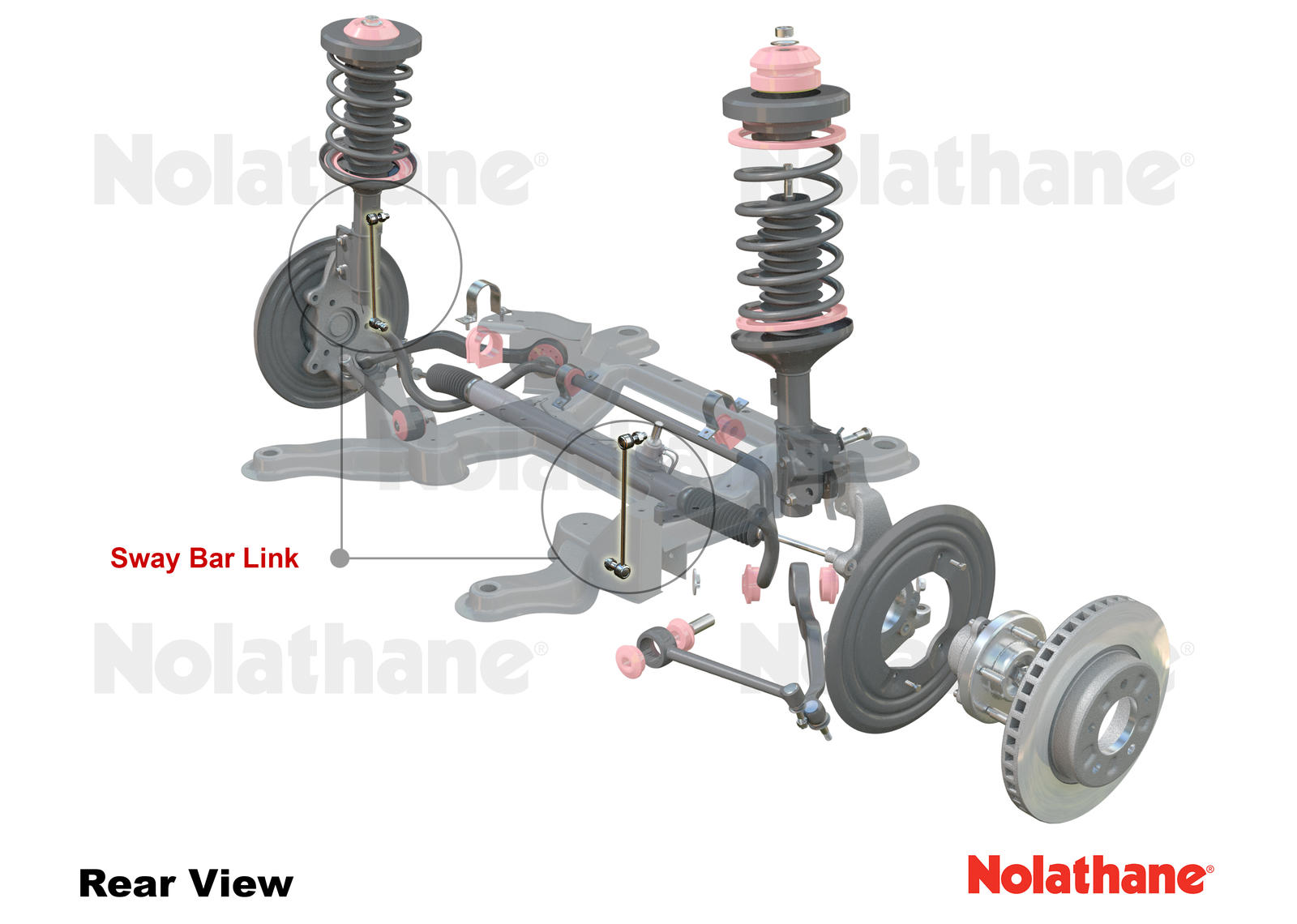 Front Adjustable Sway Bar Link to Suit Holden Commodore VE, VF and HSV and Honda Civic, Jazz