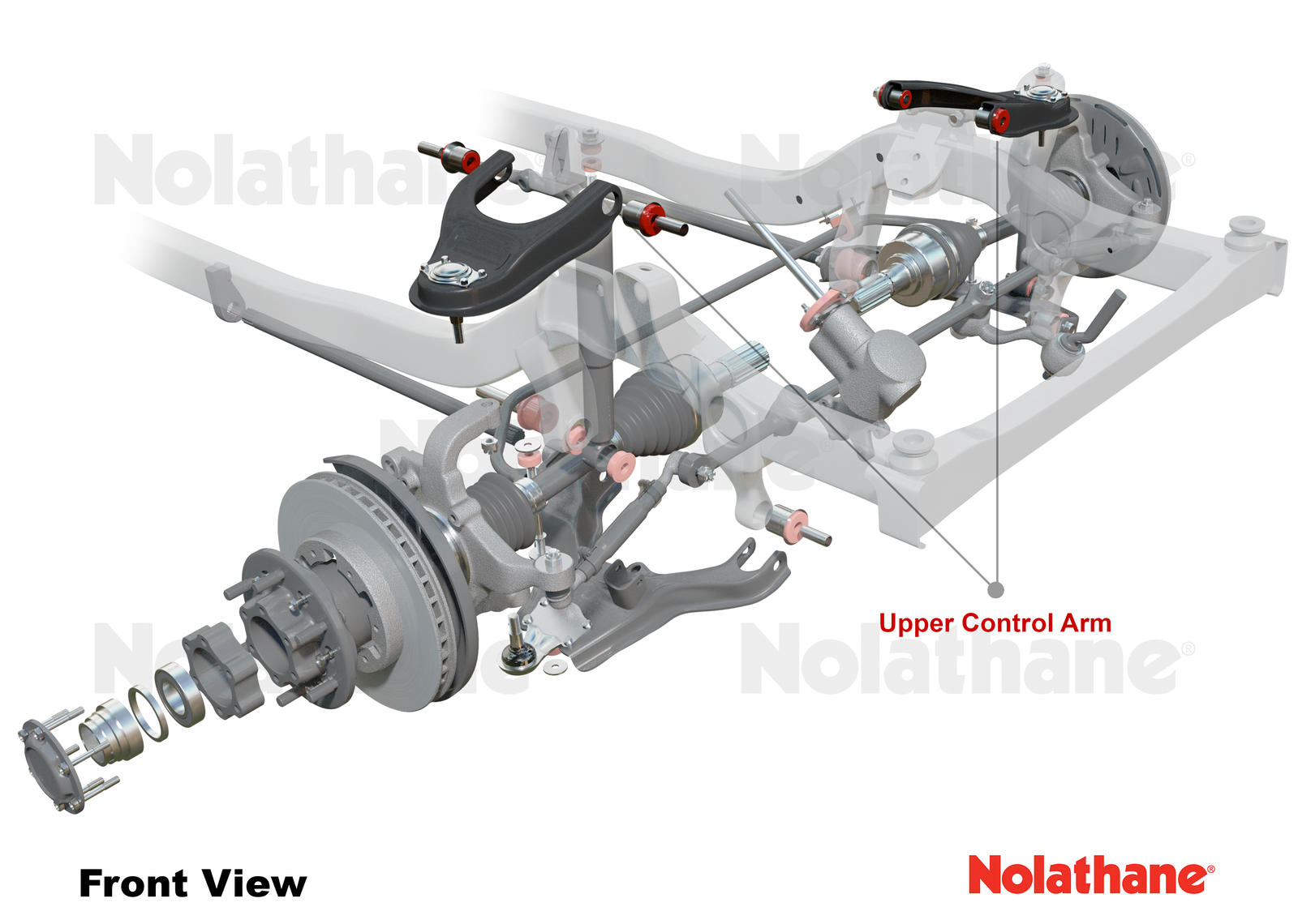 Control Arm Upper - Arm Assembly-Left to Suit Toyota HiAce H200 Series