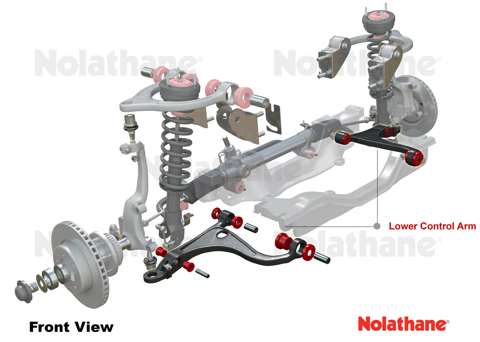 Control Arm Lower - Arm Assembly-Right to Suit Honda Accord Euro CL