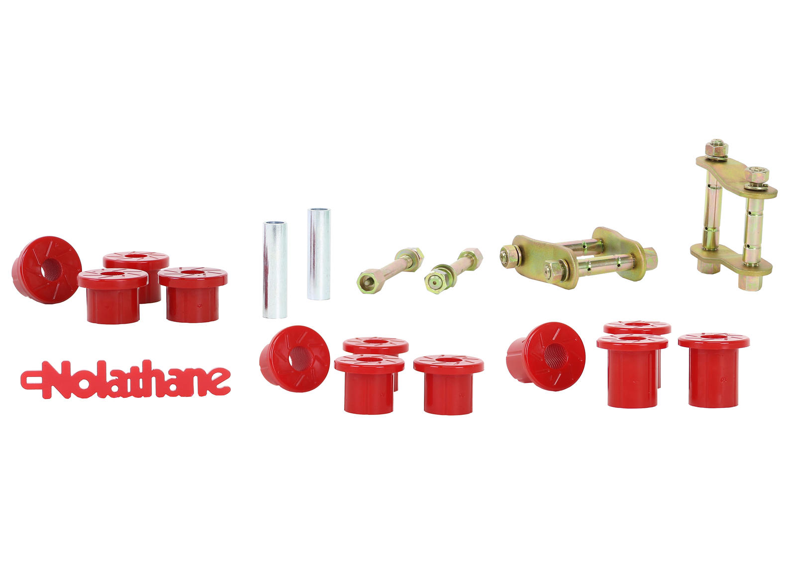 Rear Leaf Spring - Bushing and Greaseable Shackle/Pin Kit to Suit Ford Ranger PJ, PK and Mazda BT-50UN 2wd/4wd