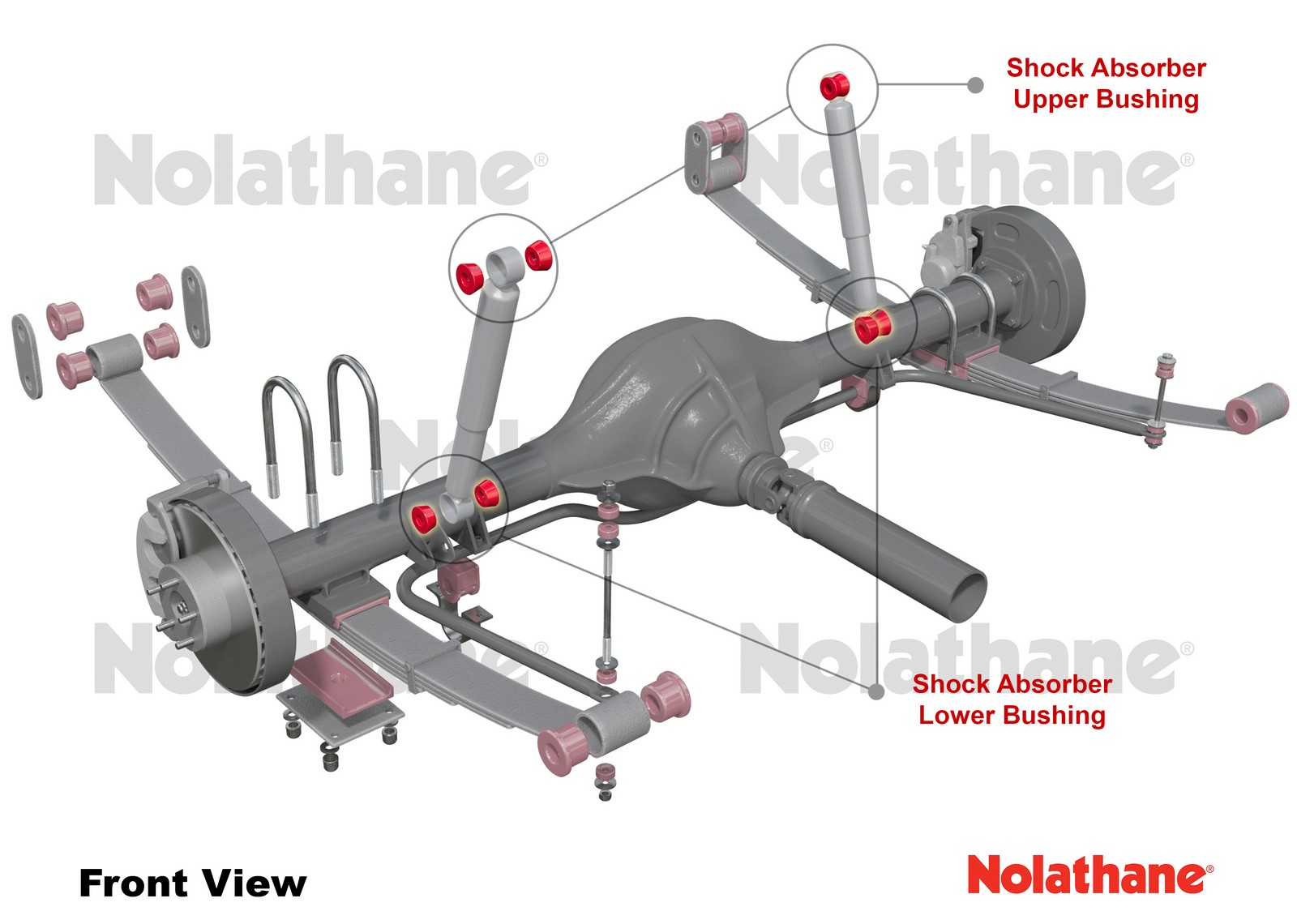 Shock Absorber - Bushing Kit to Suit Universal Applications