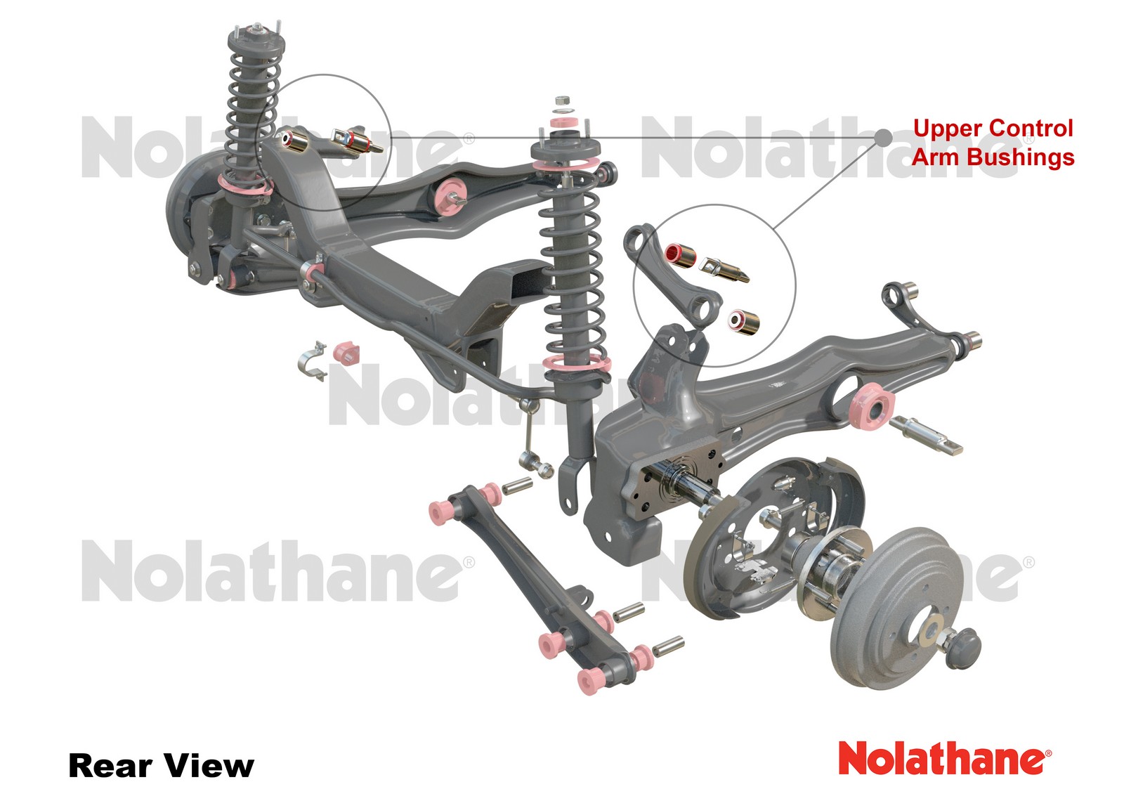Control Arm Upper - Bushing Kit to Suit Honda Civic, CRX and Integra