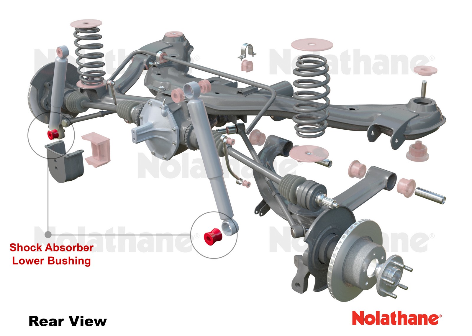 Shock Absorber - Lower Bushing Kit to Suit Holden/HSV Commodore VT-VZ