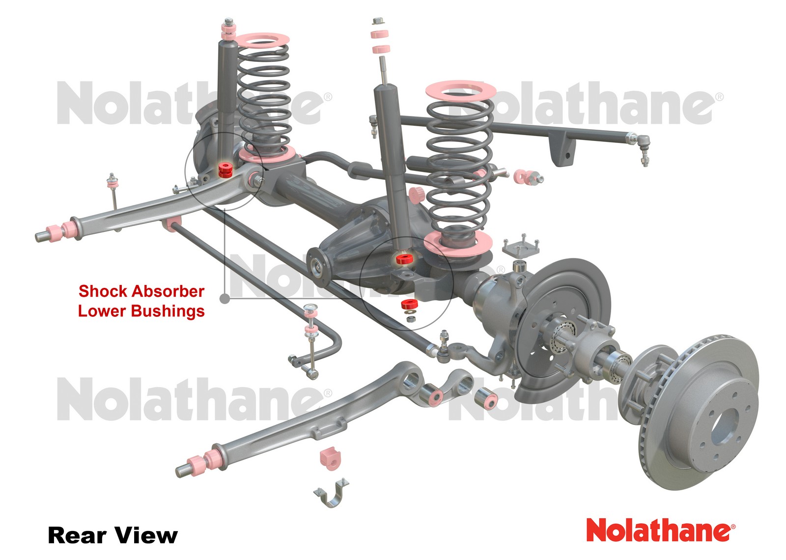 Shock Absorber - Lower Bushing Kit to Suit Ford F-Series 5th-9th Gen