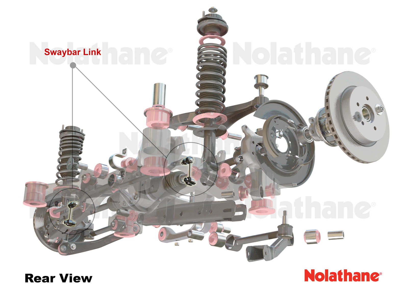 Sway Bar Link - Assembly to Suit Toyota Rav 4 ACA30