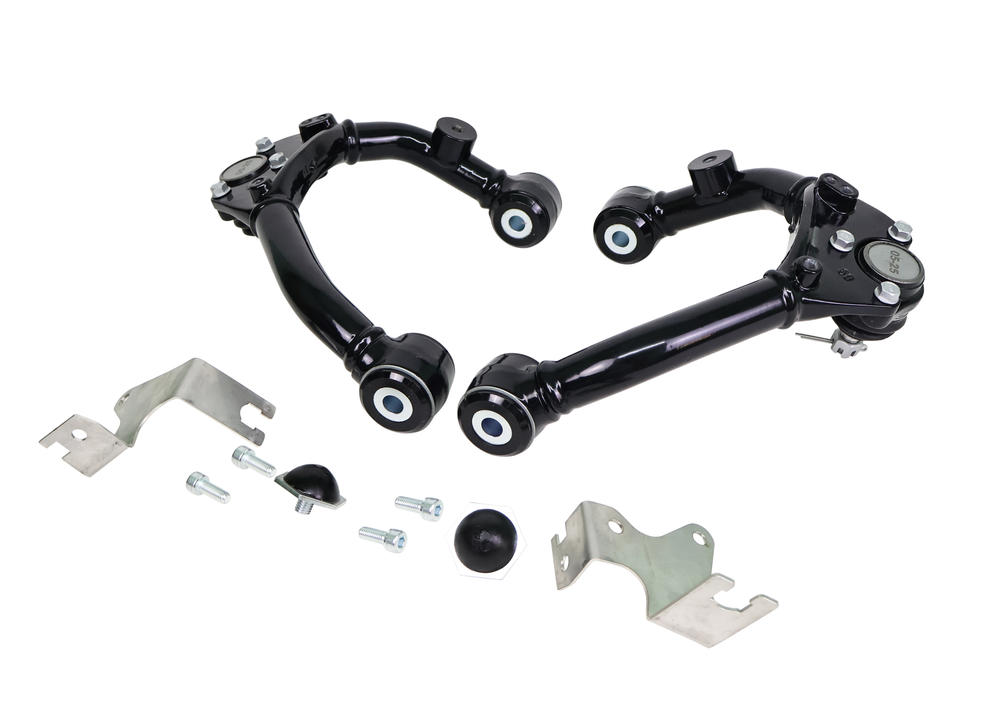 Front Fixed Offset Upper Control Arm Kit including Ball Joints to Suit Mitsubishi Triton MQ (KL1 Chassis) MR & Pajero Sport QE, QF