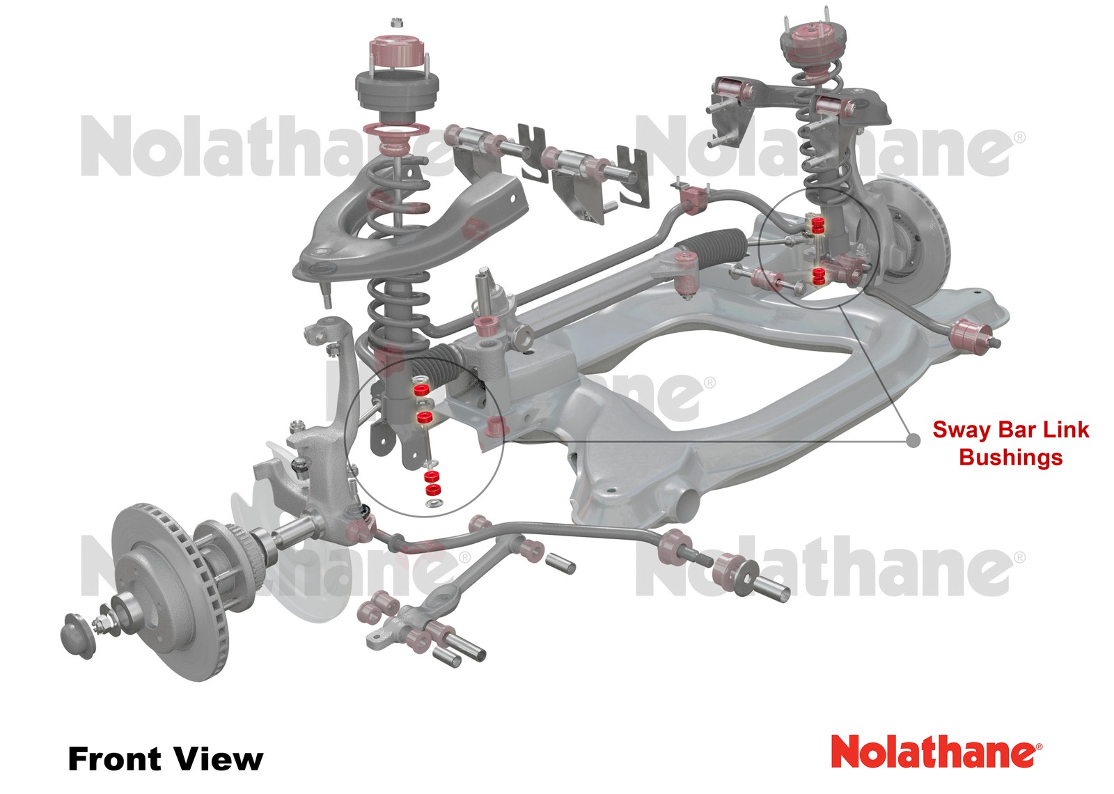 Front Sway Bar Link - Bushing Kit to Suit