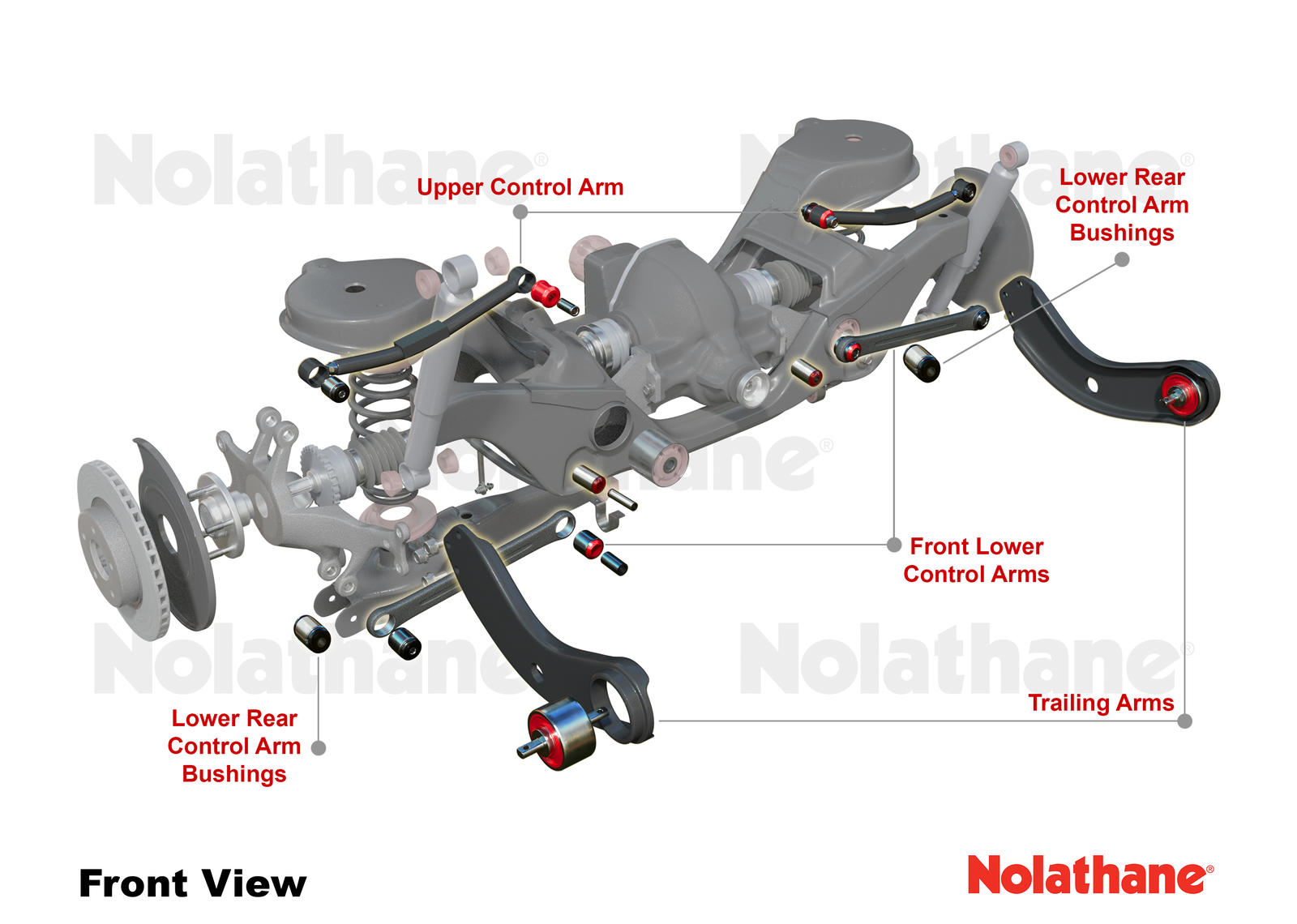 Control Arm Lower and Upper - Arm Assembly Kit to Suit Ford Falcon FG and Territory SX-SZ