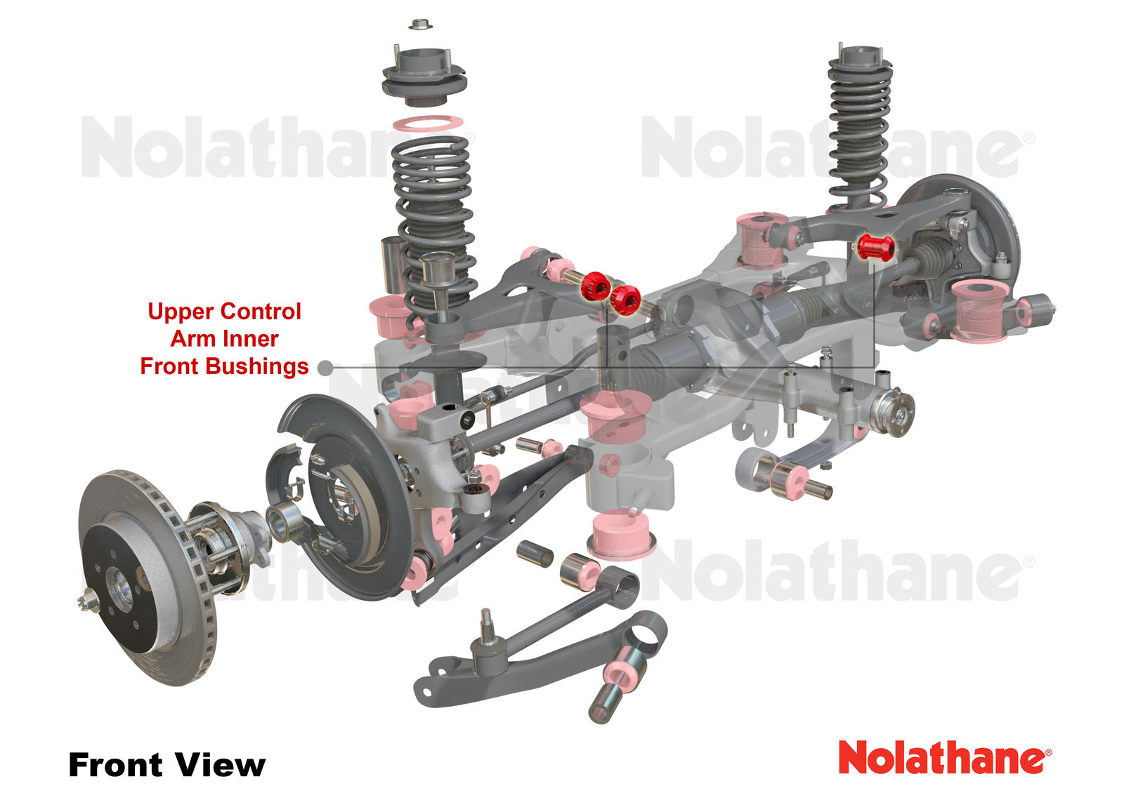 Rear Control Arm Upper - Bushing Kit to Suit Chrysler 300C and Dodge Challenger, Charger