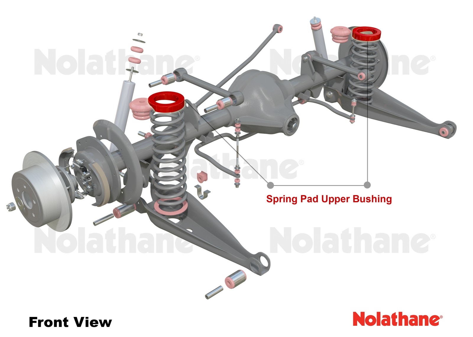 Coil Spring Pad - Upper Bushing Kit to Suit Holden/HSV Commodore VB-VP