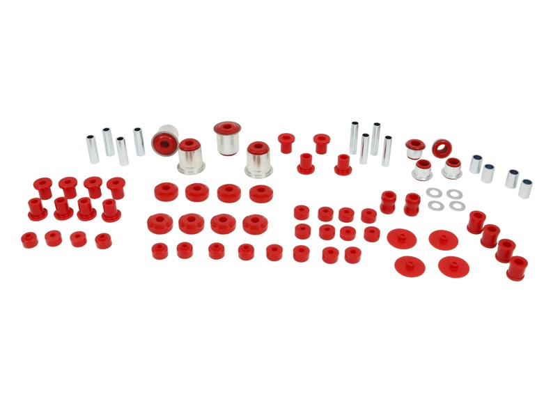 Front and Rear Essential Vehicle Bushing Kit to Suit Holden HQ-WB Ute, Van and Cab Chassis