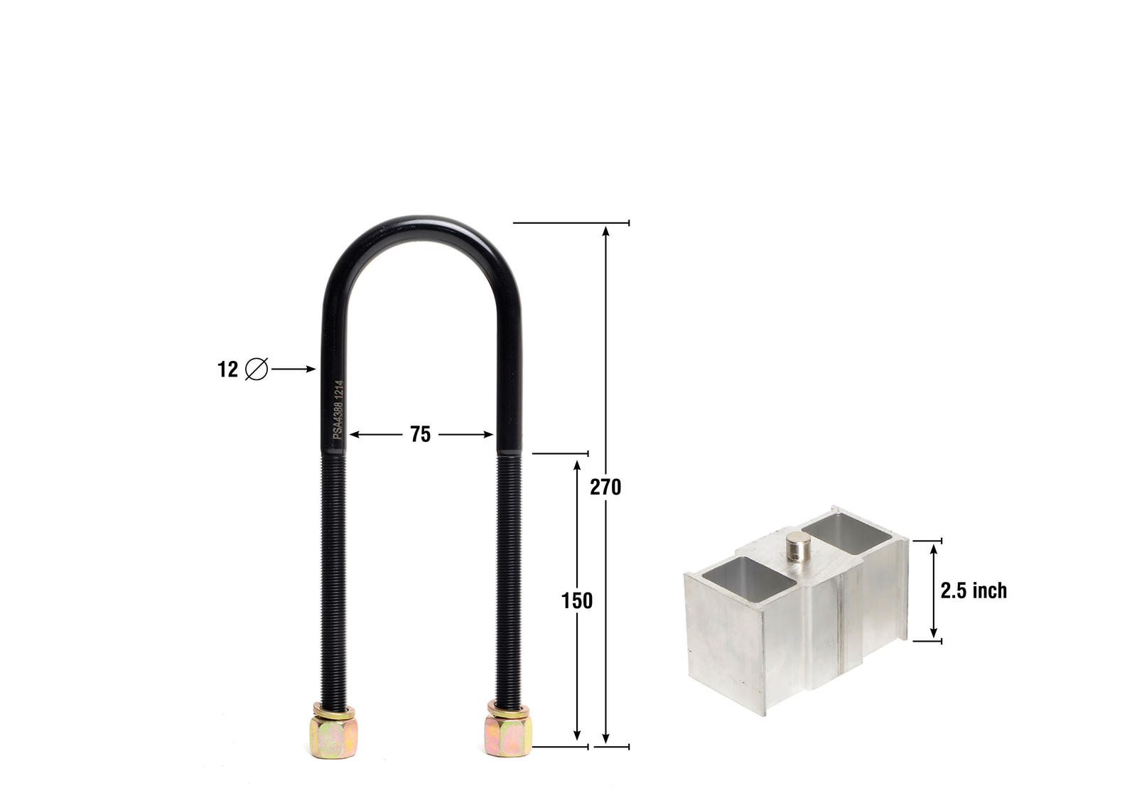 Rear Lowering Block - Kit 2.5