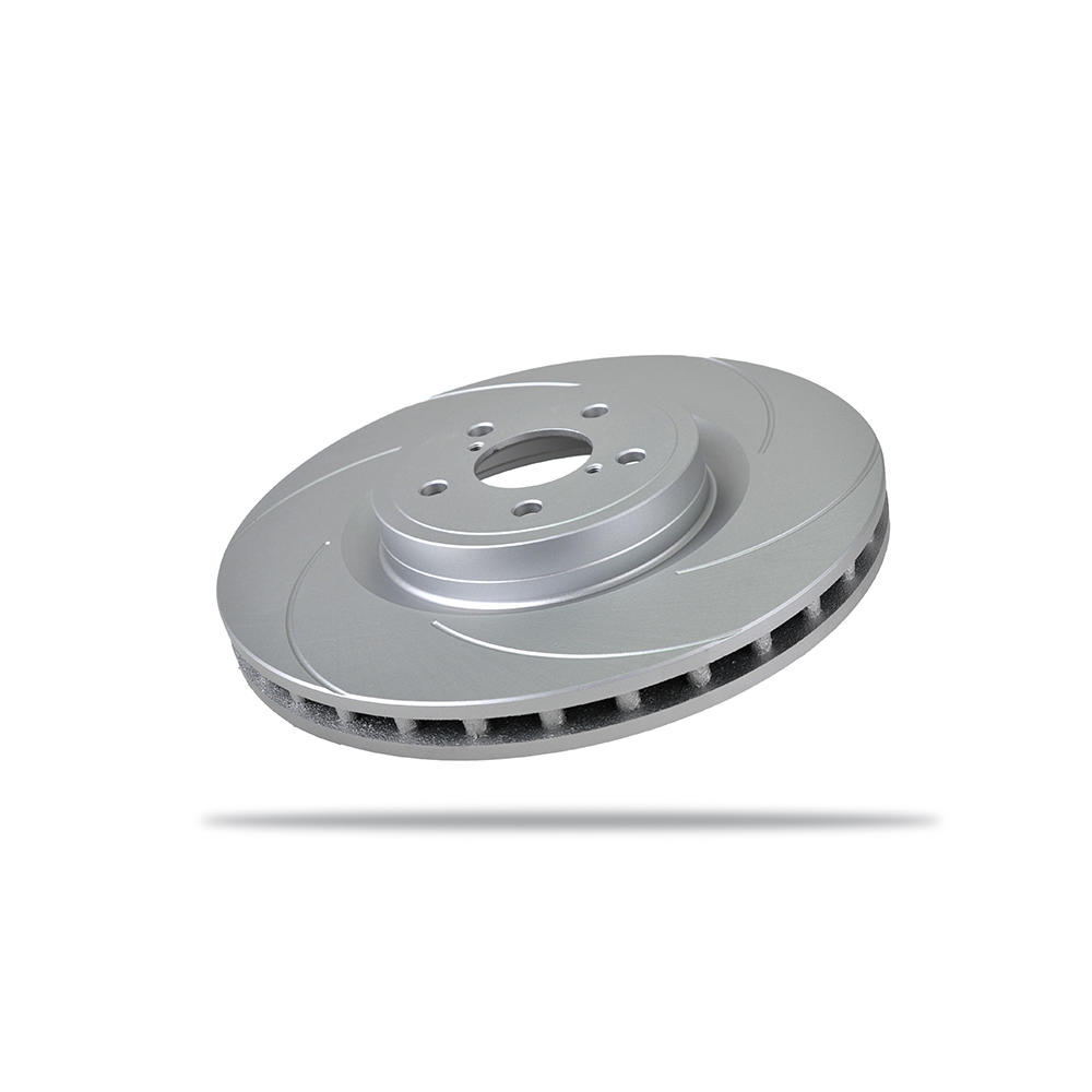 Pedders Slotted Geomet Coated Brake Rotor | Pedders