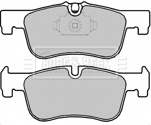 CAPSautomotive Brake Pad Set for Bmw 34116858910 34116850567 | eBay