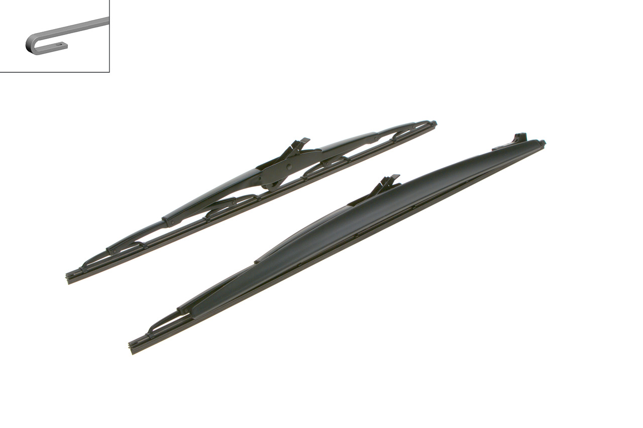 Length 700mm/575mm − set of front wiper blades & M2203 Cabin Filter Standard Bosch Wiper Blade Aerotwin A402S 