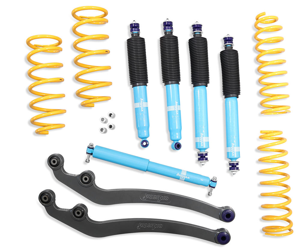 2 Inch 50mm Formula 4x4 Premium Big Bore Lift Kit to suit Land Cruiser 80 Series from 1991 to 1998 & 105 Series from 1998 to 2007