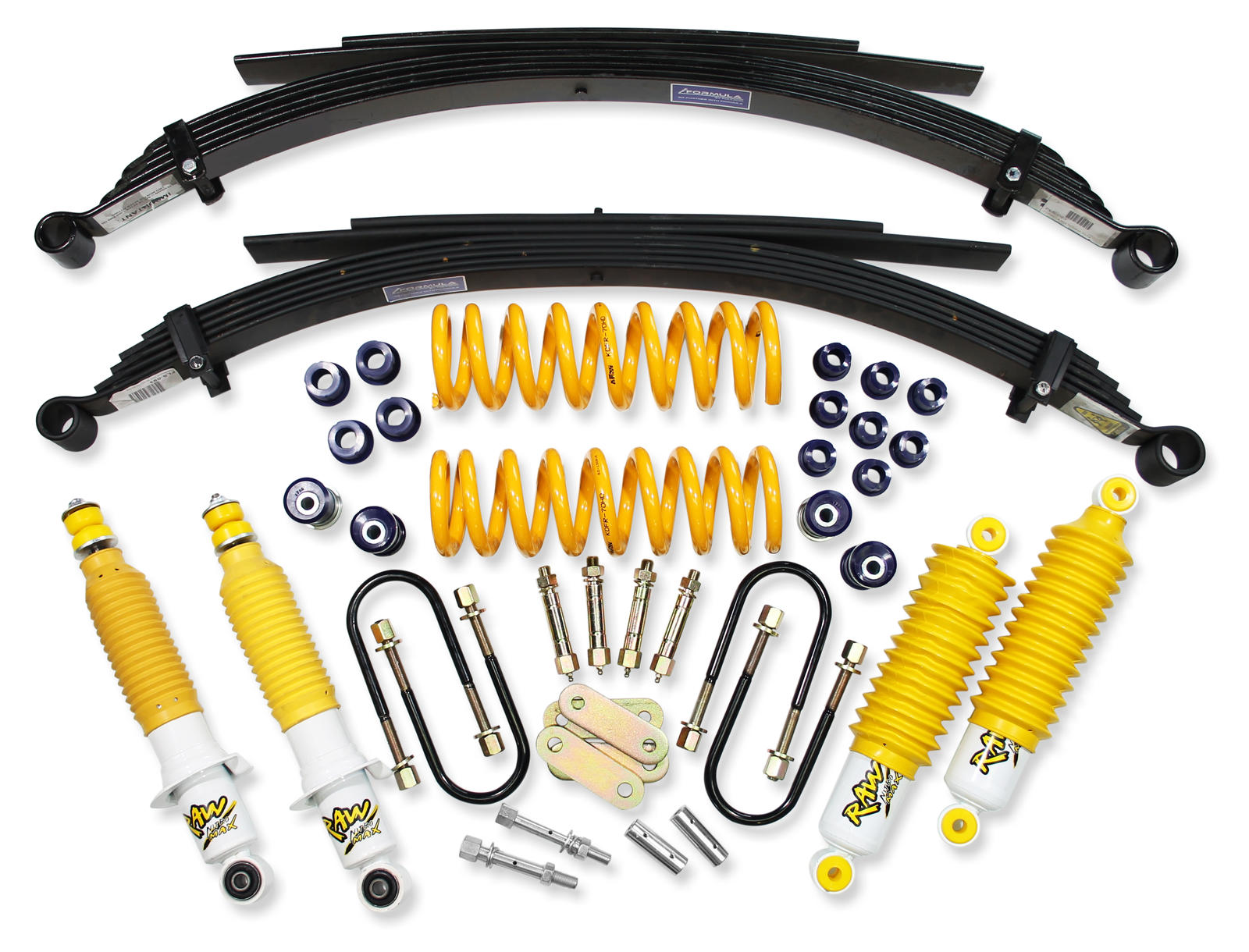 Nissan Navara NP300 Single & King Cab 40mm RAW ReadyStrut Load Kit - 300kg